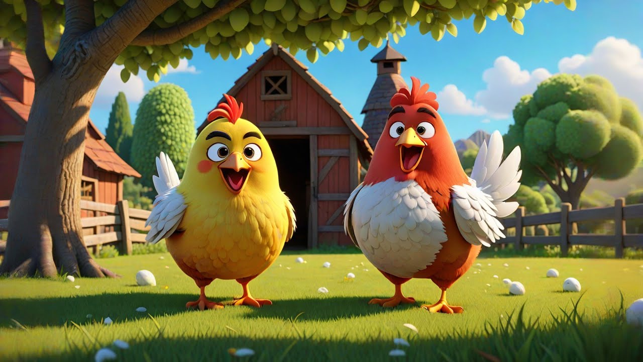 Three Chubby Chickens Count to Ten | Fun Counting Chicken Song for Kids | Nursery  and Baby Songs