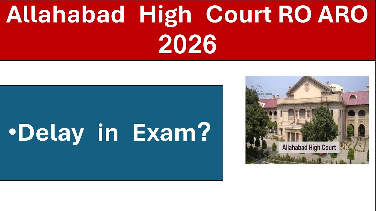AHC RO ARO 2026 Delay in Exams Why? #ExamDate #AdmitCard #expectedsafescore #cutoff #finalresult