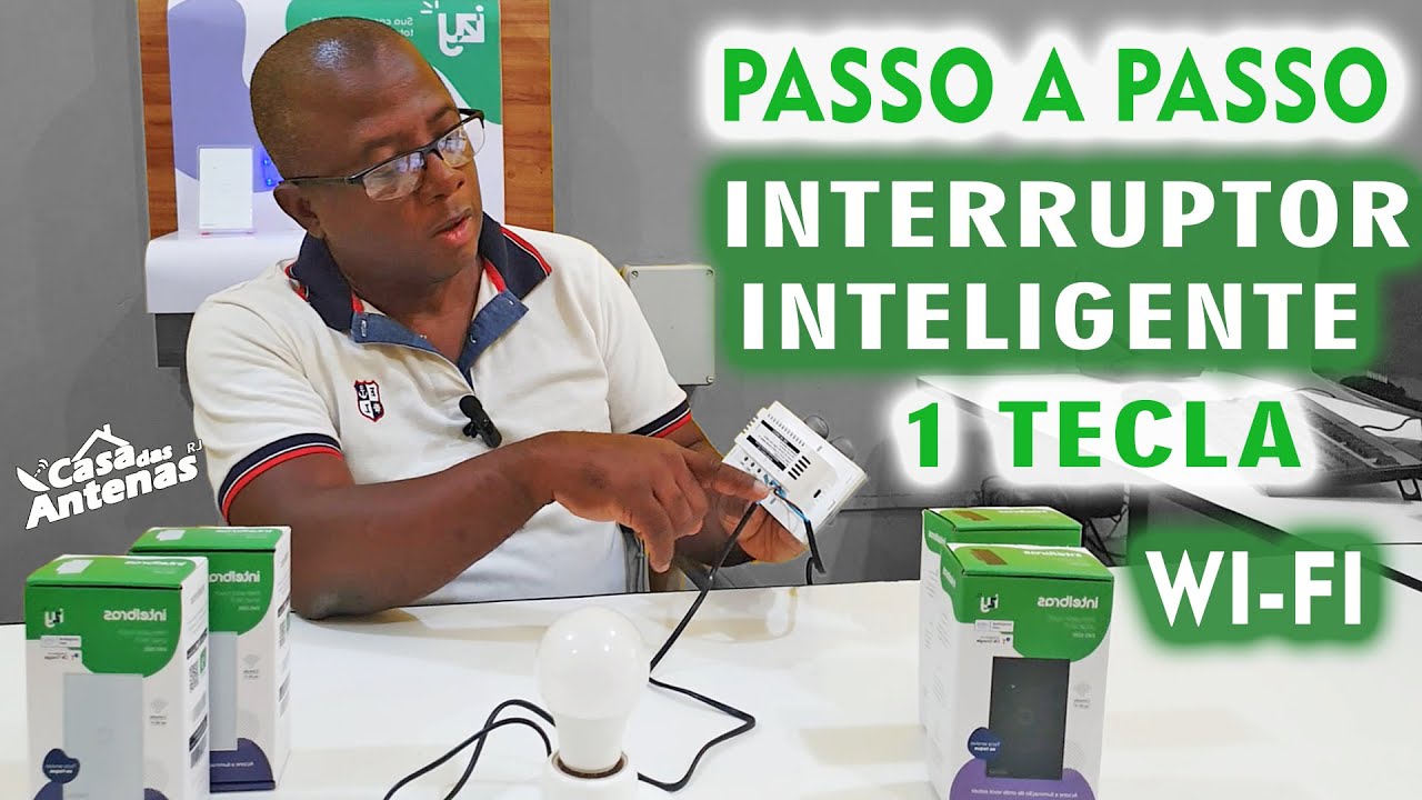 COMO LIGAR E CONFIGURAR O INTERRUPTOR INTELIGENTE WIFI INTELBRAS 1 TECLA EWS 1001