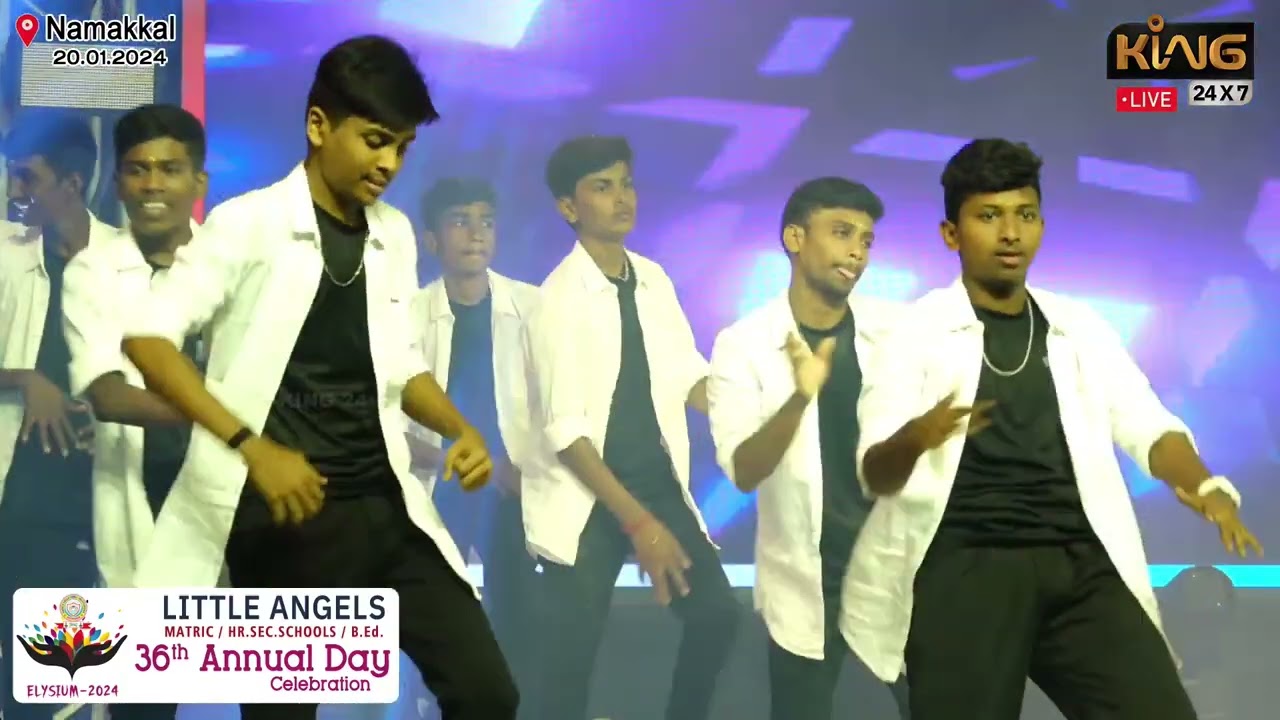 Madura Palapalakuthu Songs Dance Performance by XI -2 BOYS||Little Angles Educational Institutions E