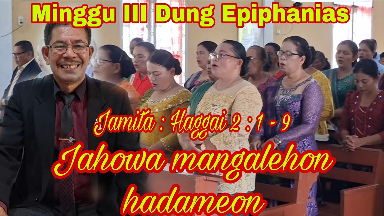 JAMITA : HAGGAI 2 : 1 - 9 ❗️25 JANUARI 2026 ❗️JAHOWA MANGALEHON HADAMEON ‼️