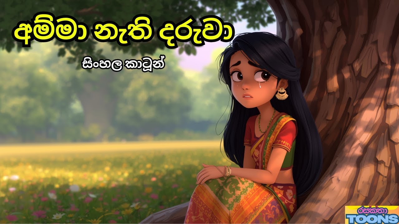 අම්මා නැති අසරණ දියණියගේ දුක්බර කතාව | Sinhala cartoon Story | රසකතා Toons