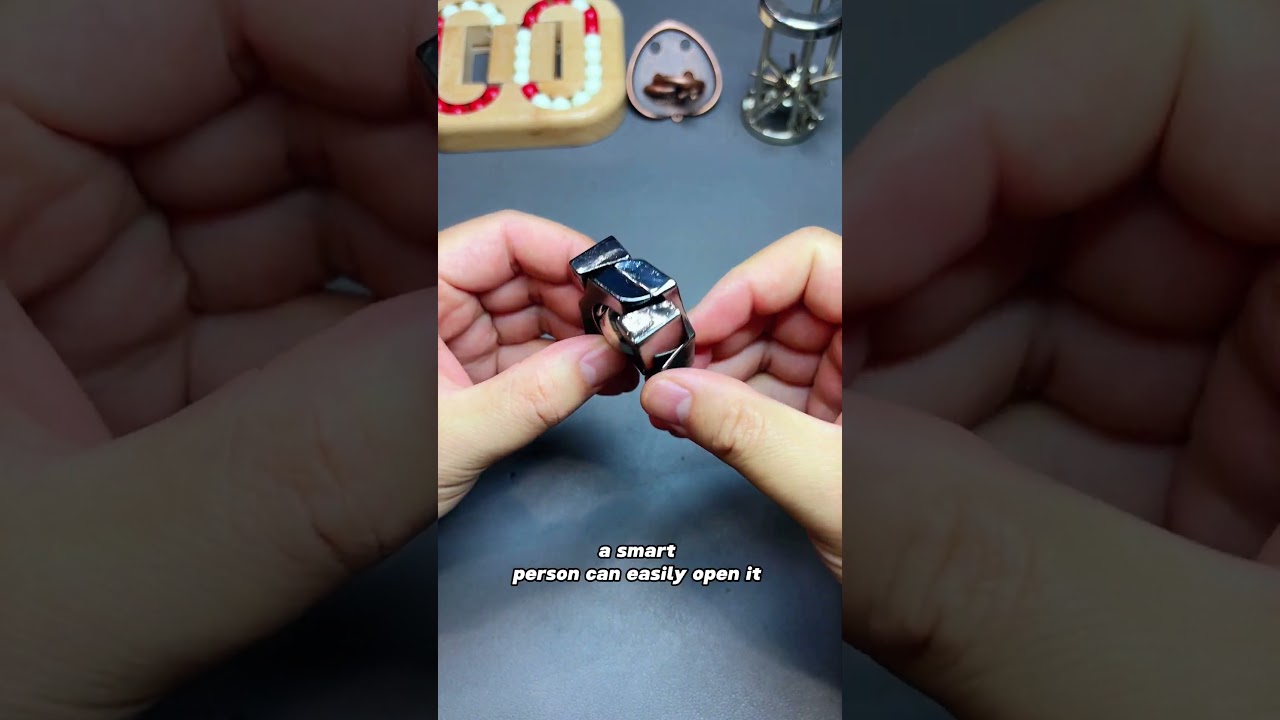 How to take out the iron ball in the middle? The correct solution to the magic ball lock #puzzle