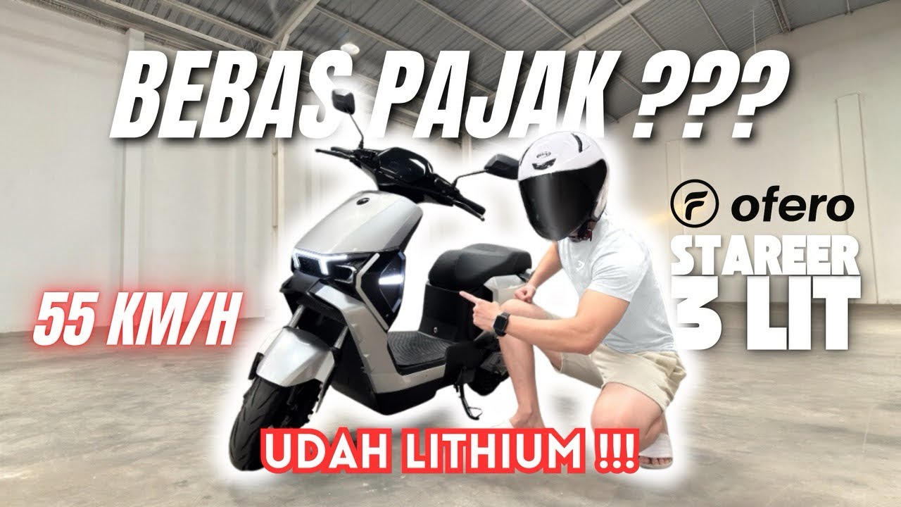 SEPEDA LISTRIK SEKENCENG INI GAK KENA PAJAK??? - OFERO STAREER 3 LIT! | Part 1