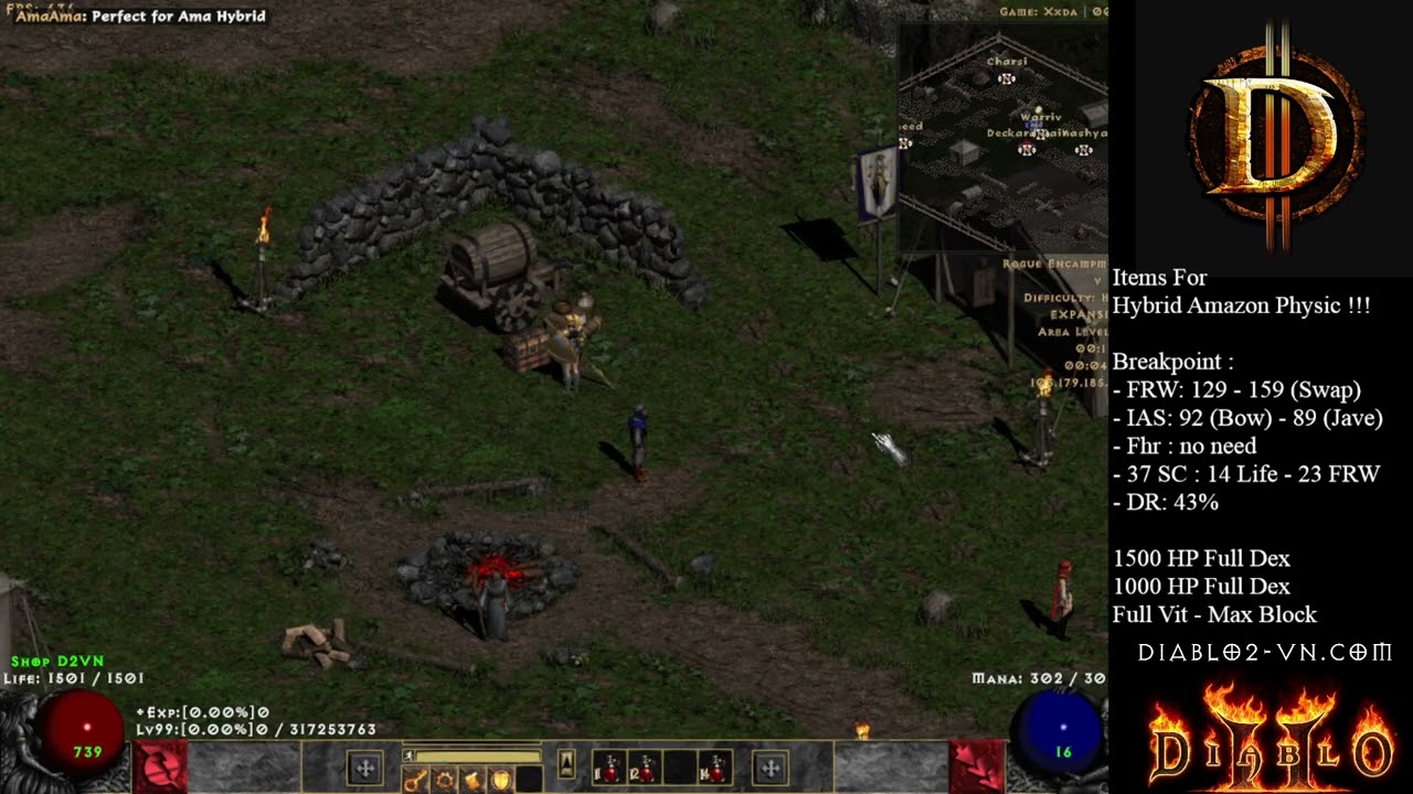 Diablo 2 Tyreal Might | Hybrid Bowzon Build PvP LoD