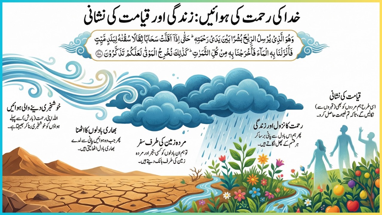 Surah Al-A‘raf Ayat 57 | Para 8 | Divine Winds and the Resurrection of Life | Quran Podcast