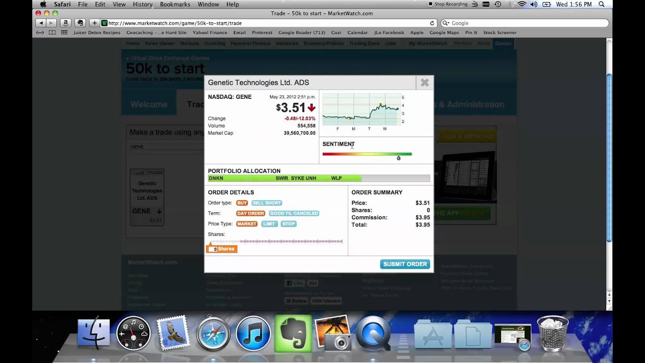 MarketWatch tutorial