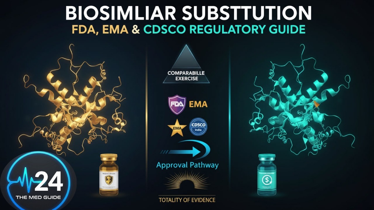 Замена биоаналогов и регуляторная фармакология: просто о сложном | FDA, EMA и CDSCO | MBBS | Pharm.D