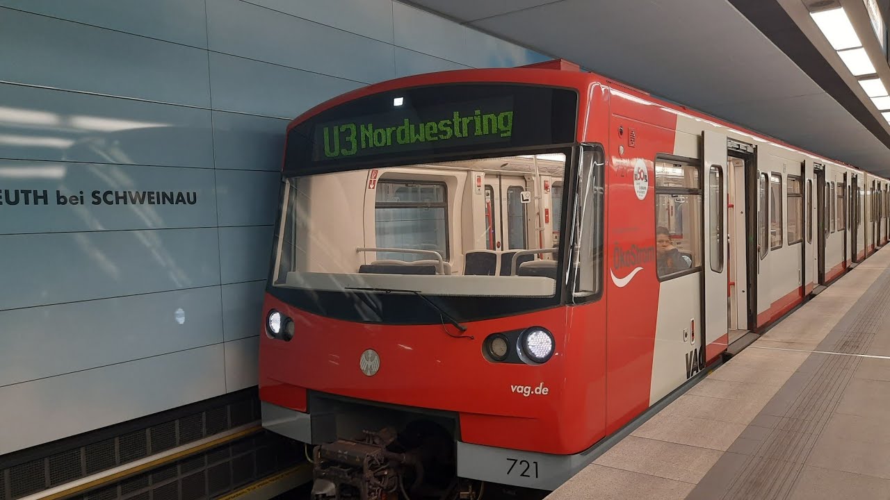 Przejazd norymberdzkim metrem na lini U3