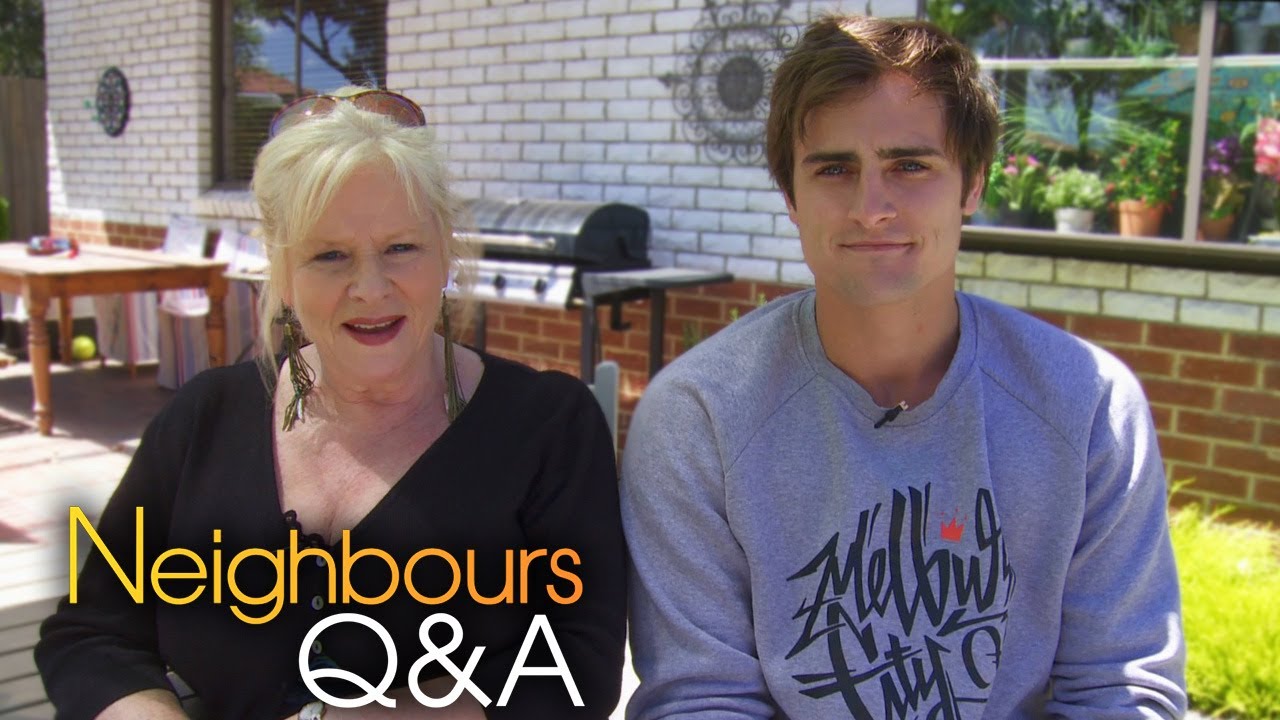 Neighbours Q&A - Colette Mann (Sheila Canning) and Chris Milligan (Kyle Canning) - Part 1