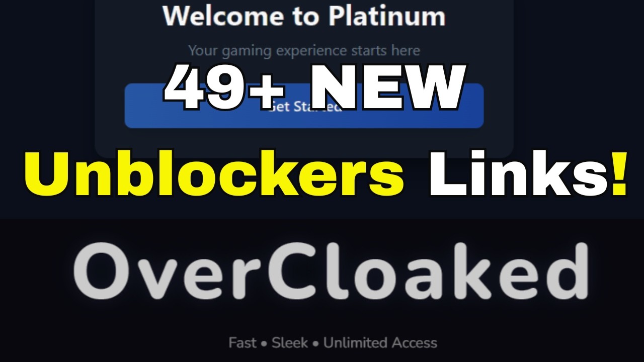 49+ NEW Rare Unblockers Links | Unblocked Websites for School Chromebook (2026)