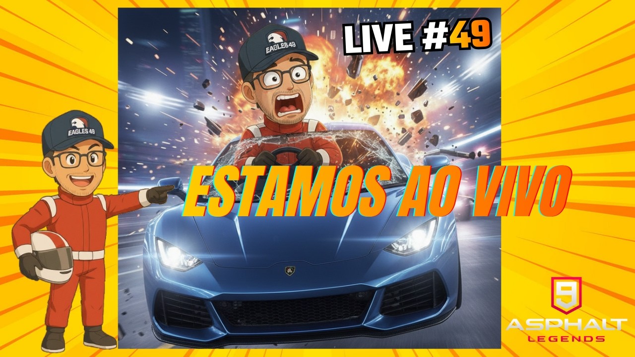 🏎️ RUMO AO TOP 5K! | Subindo o Ranking no Asphalt 9: Legends LIVE#49🚀