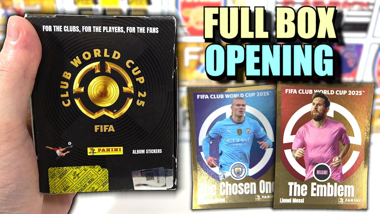 *NEW* FIFA CLUB WORLD CUP 2025 BOX OPENING | 50 Football Sticker Packs | New Collection