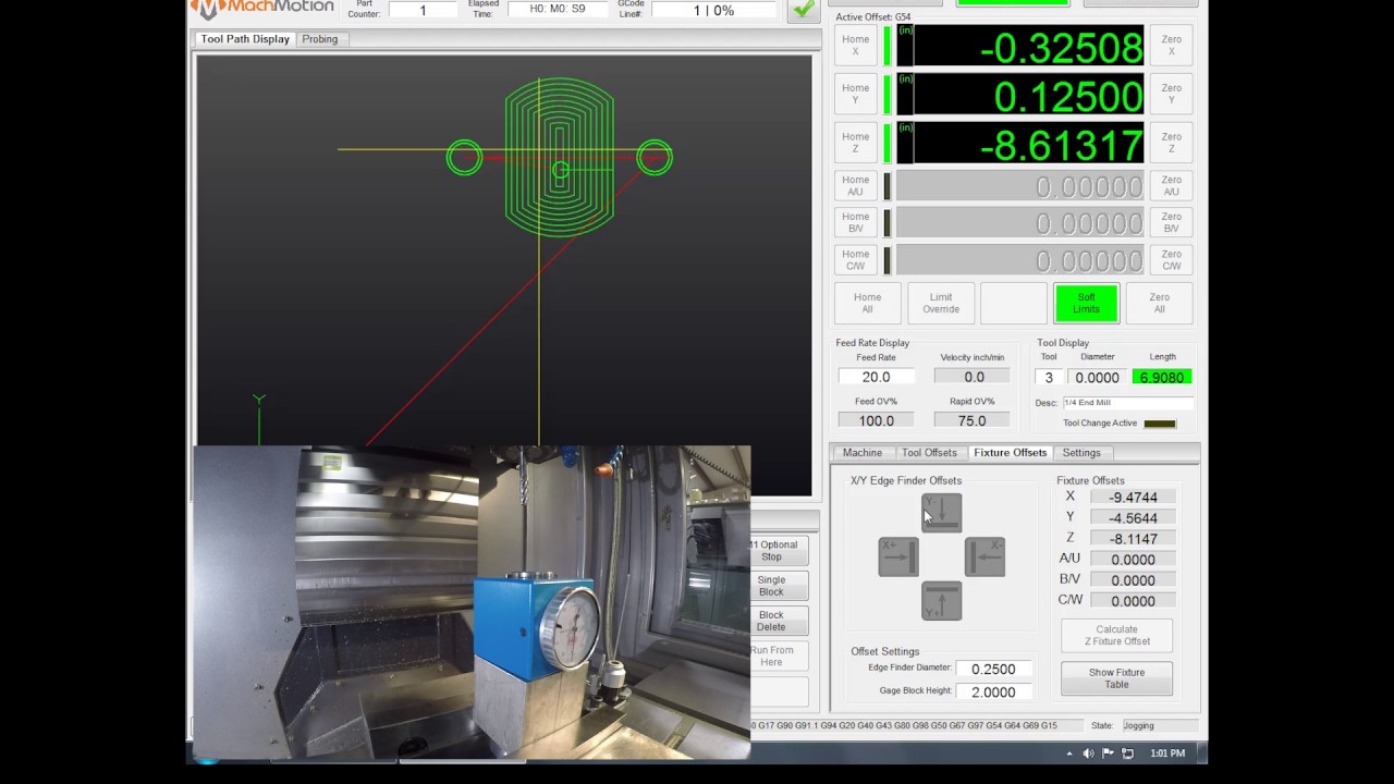 MachMotion How To - Setting Fixture Offsets (Part Zero)