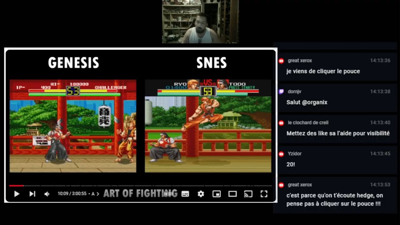 [Hedg'Live] Super Nes Vs Megadrive : Les Jeux - Part 1/4 [de 00 à F]
