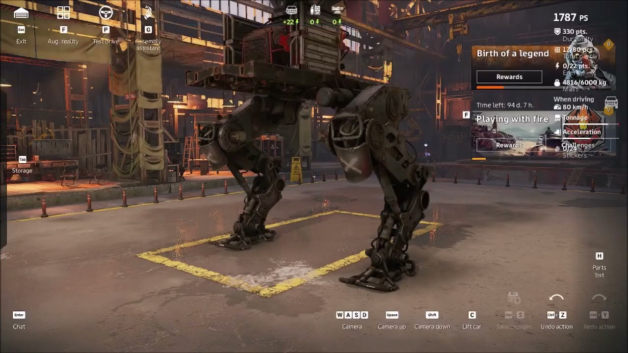 7 bitew i 1 budowanie 1 mecha bojowego i zbieranie kompomentów i surowców i rozwój Crossout #7