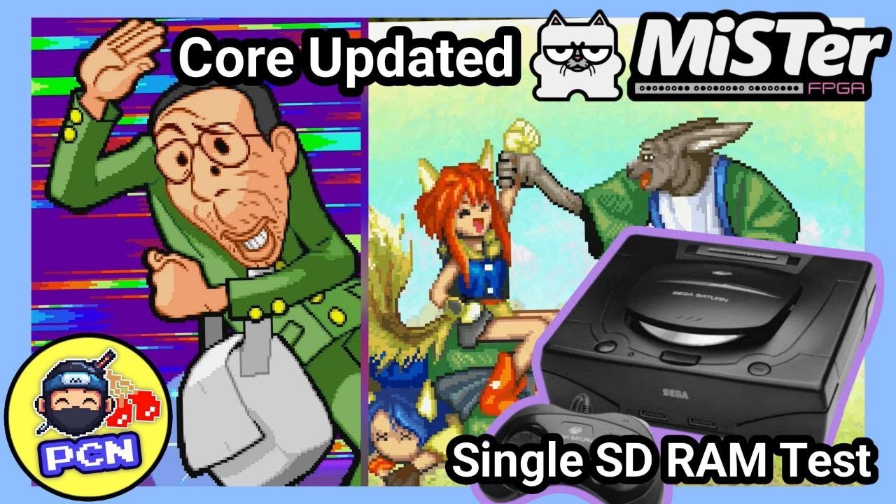 Core Update 20240110 | Single RAM Test | Sega Saturn | MiSTer FPGA (Part 1 of 2)
