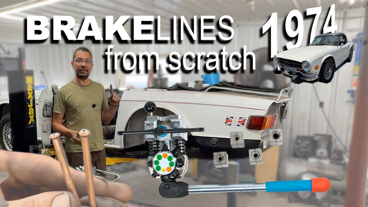 1974 TR6 FIREstoration - Part 10 - Brake lines from scratch