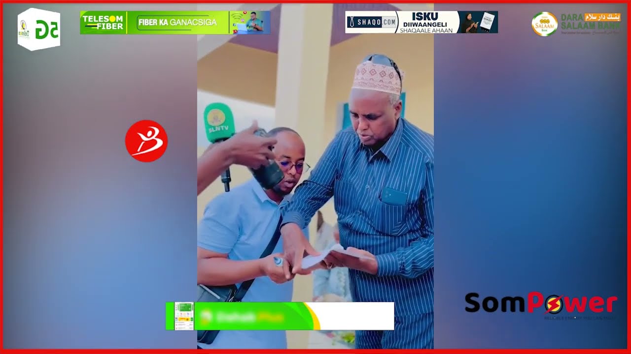 Wasiir Cabdale Hortiisa Ayay Odayashi Samaroon Ee  Garbo_Dadar Ku Saxeexeen Heshiiski Nabada
