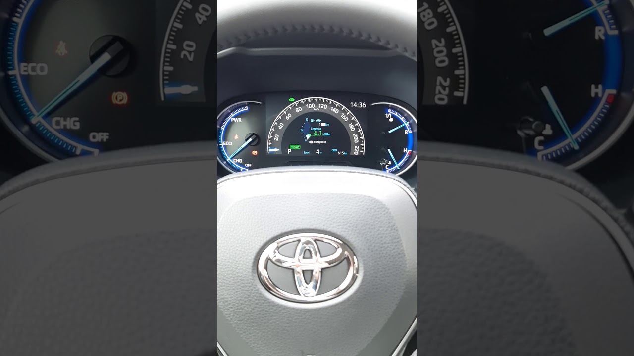 Toyota Rav4 hybrid 2019 Тойота Рав4 гибрид 2019 реалный расход топлива