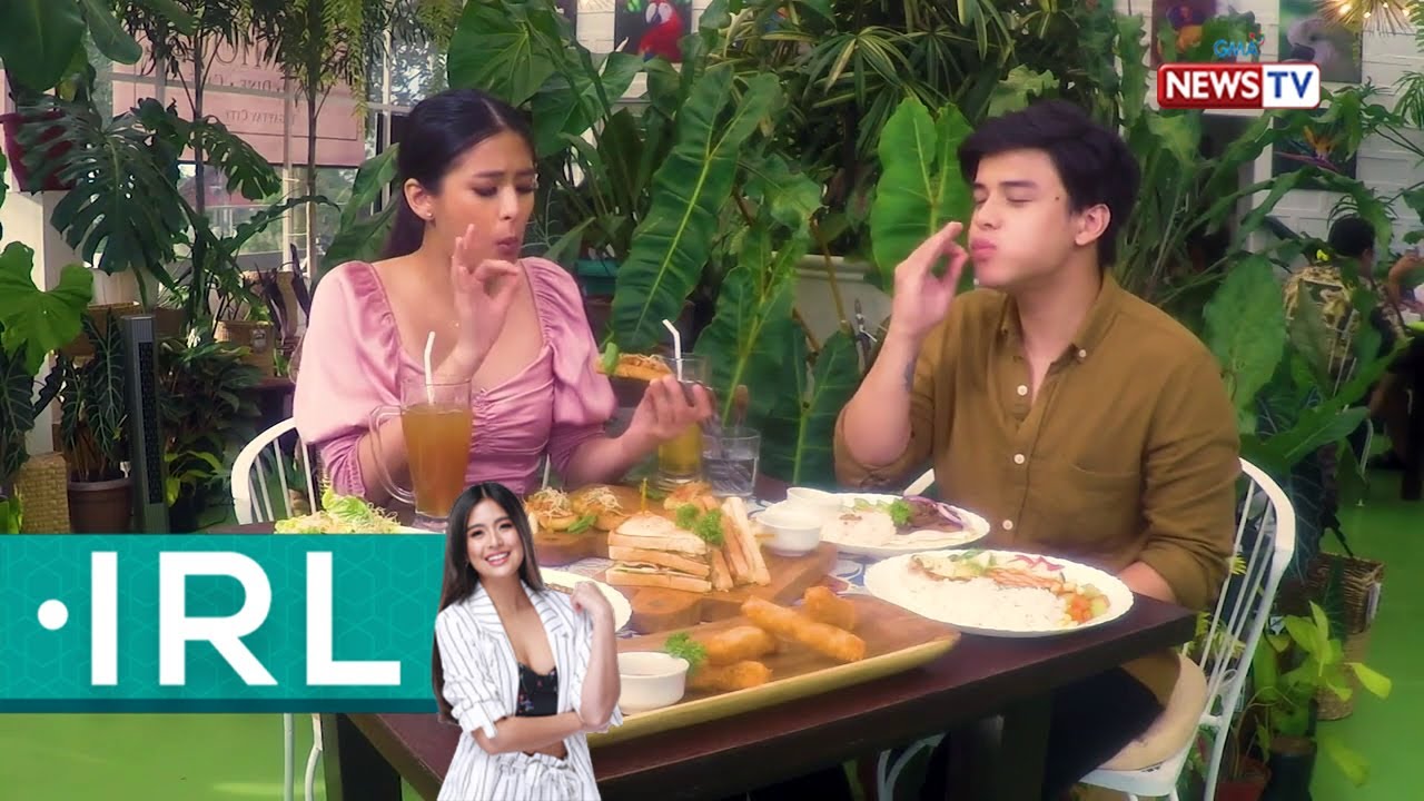 IRL: Gabbi Garcia and Khalil Ramos visit Greenhouse Café!