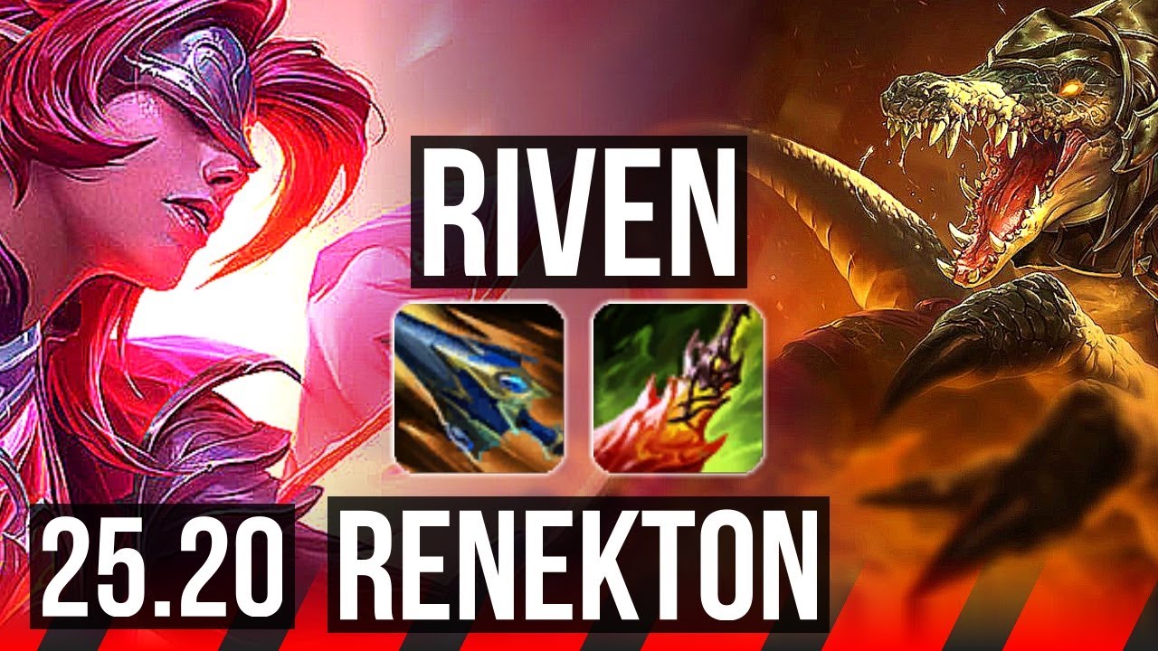 RIVEN vs RENEKTON (TOP) | KR Master | 25.20