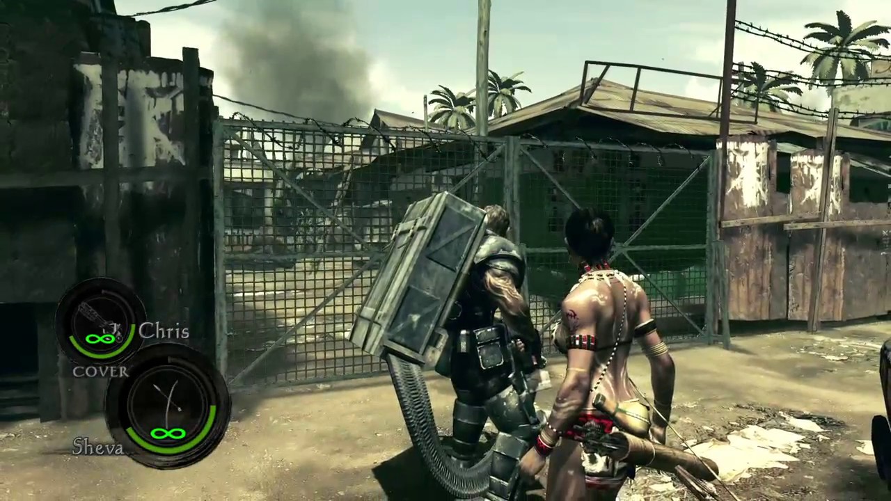 Resident Evil 5 - PS4 - Bow & Gatling Gun - Chapters 1 & 2
