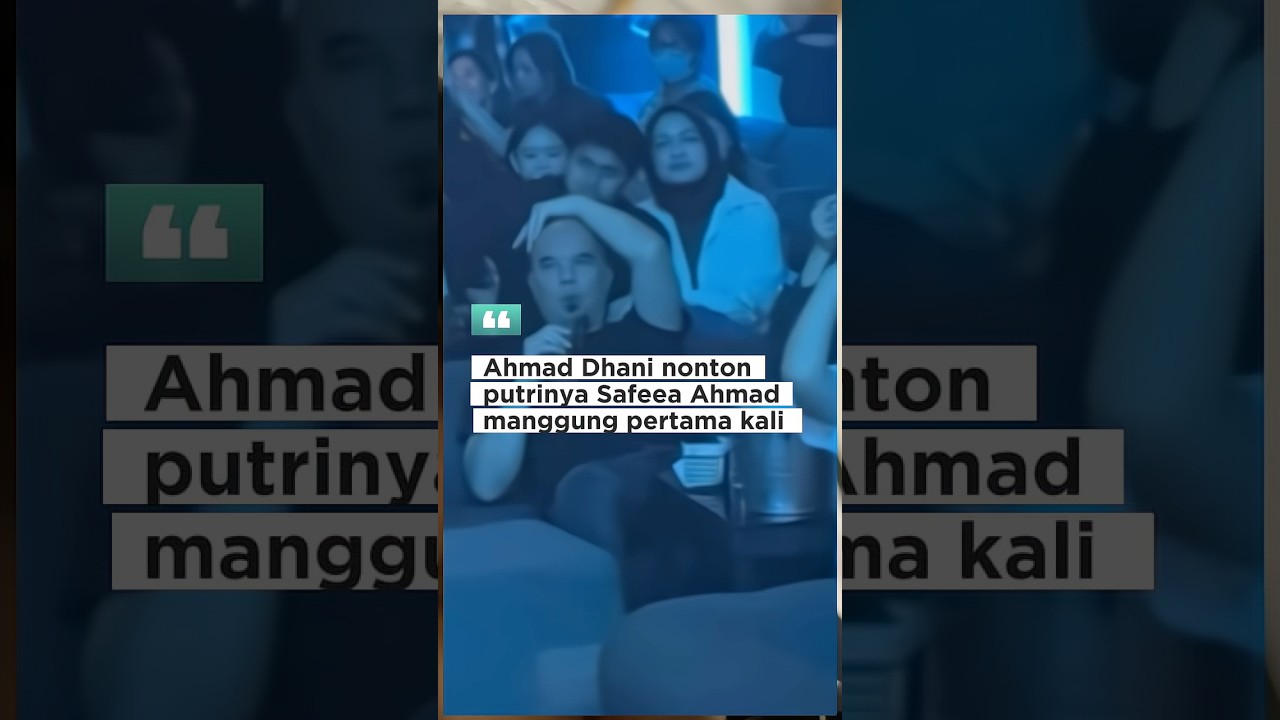 Ahmad Dhani nonton putrinya Safeea Ahmad manggung pertama kali
