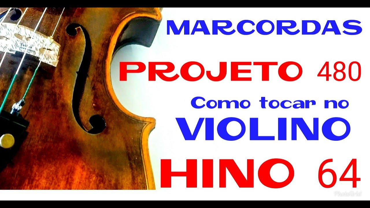 Hino CCB 64 - aula violino projeto 480