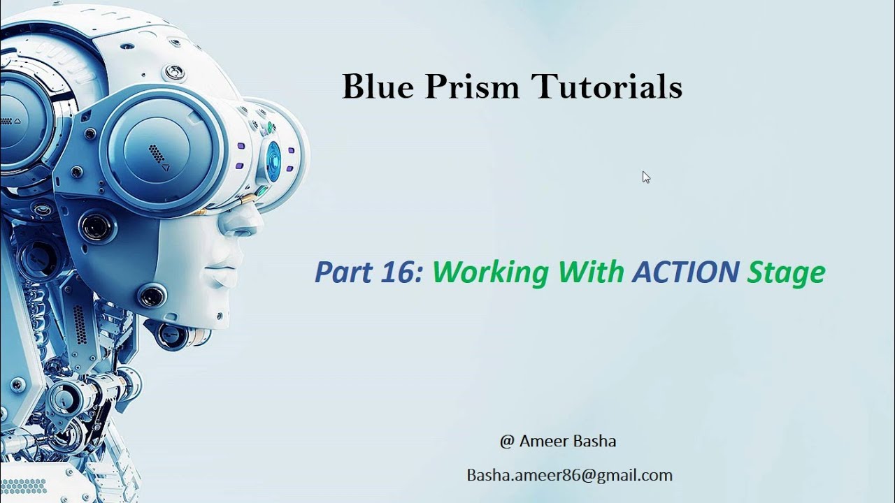 (Blue Prism) Часть 16: Работа с этапом ACTION (с базой данных SQL)