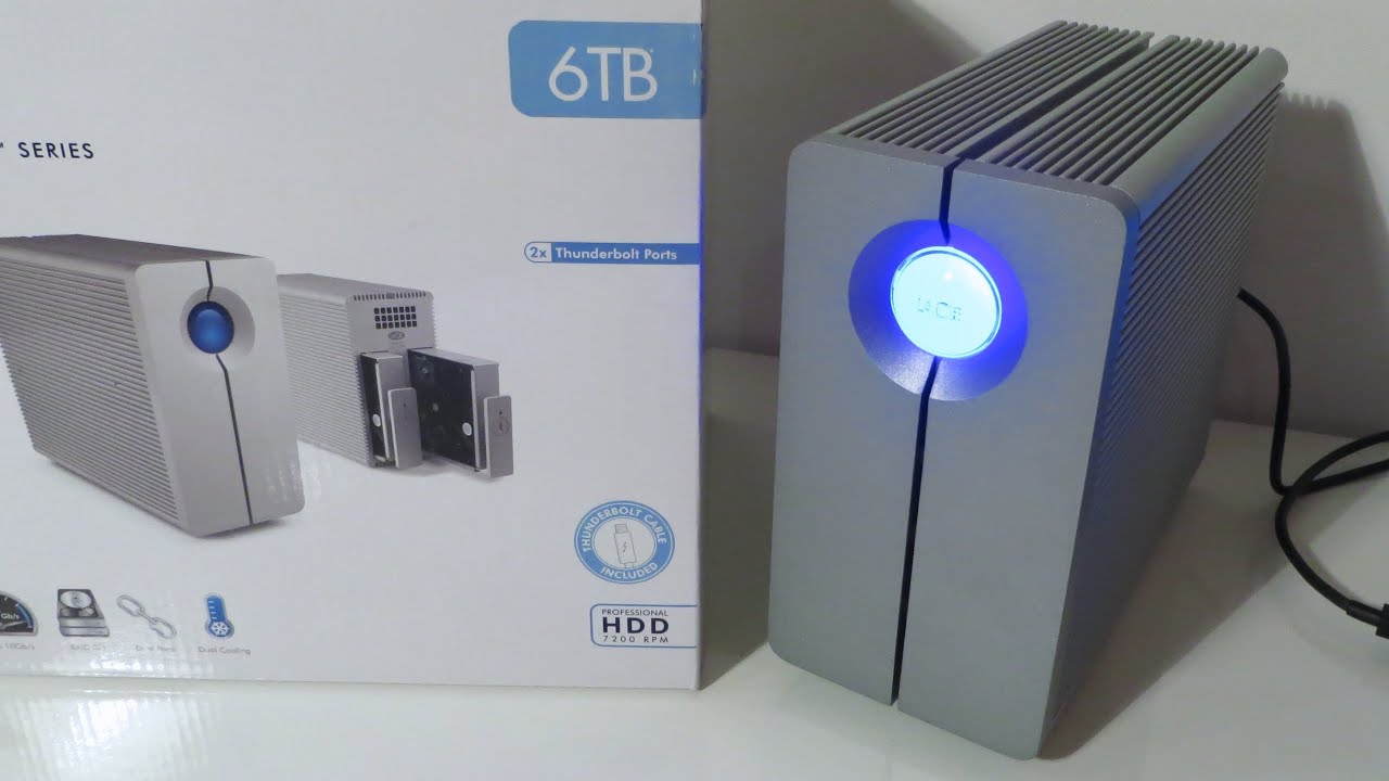 LaCie 2big Thunderbolt 6TB RAID Drive Review / Speed Test