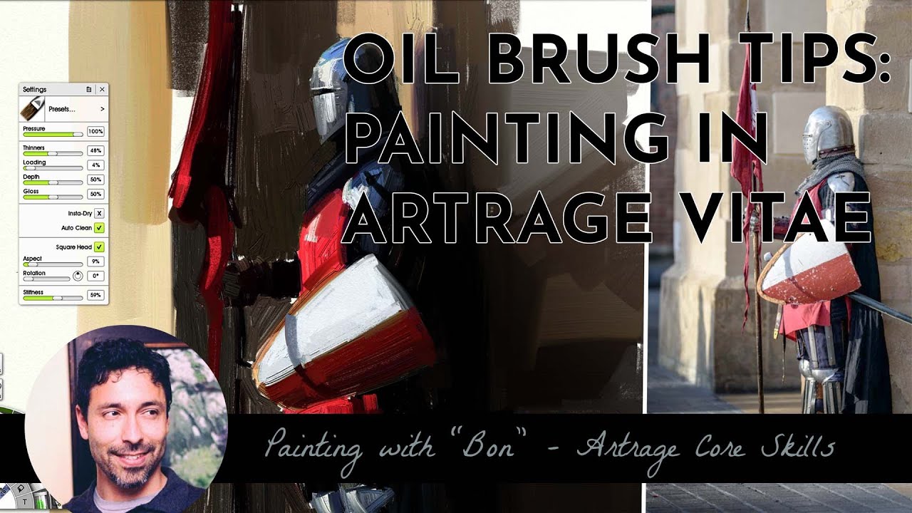 Советы по рисованию масляной кистью в Artrage Vitae (совместная работа с Imagine FX)