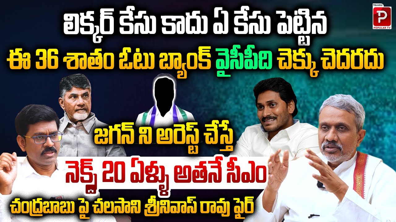 Jagan Arrest? Next 20 Years as CM, Claims Chalasani Srinivas Rao | Pavan Talk Show | Popular TV