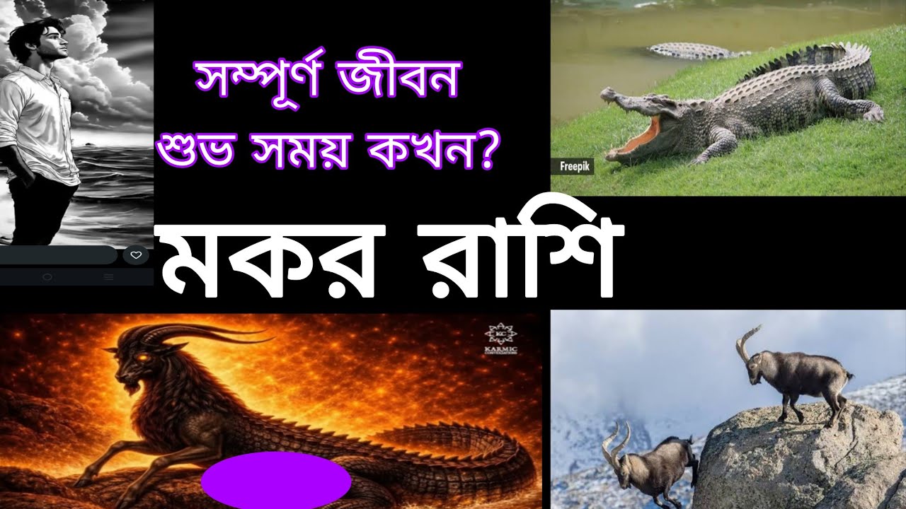 মকর রাশির শুভ সময় কখন মকর রাশি 