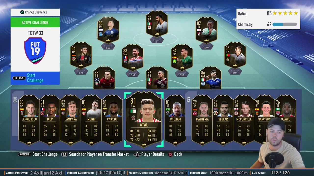 TOTW 33 INVESTING GUIDE - FIFA19