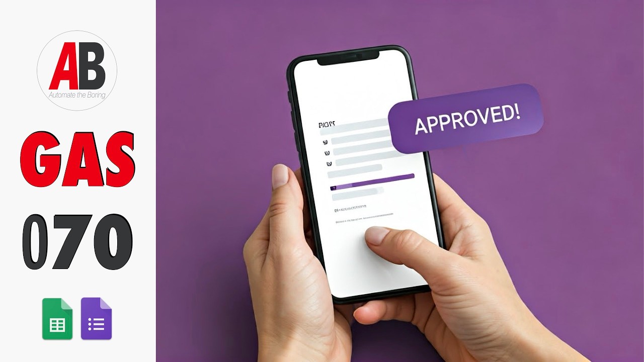 An Instruction for GAS-070 Google Form Approval System