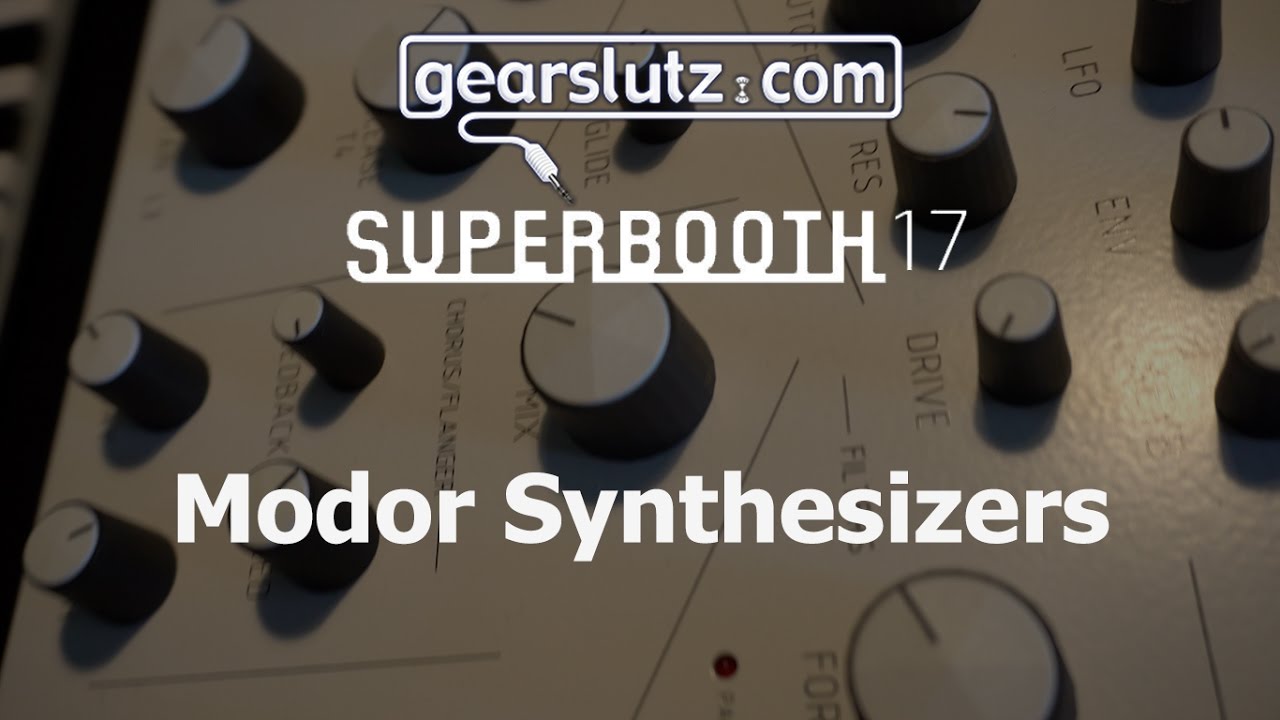 Modor Synthesizers - Gearslutz @ Superbooth 2017