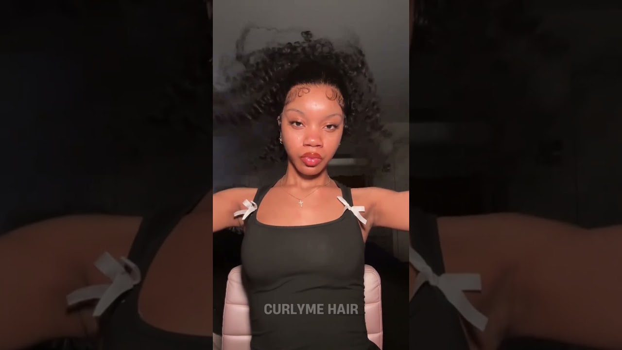 If you had a 360 glueless lace wig, which style would you do?😍😍#curlymehair #curlyhair #wigs #fyp