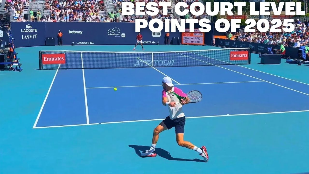 「まだ誰も見たことがない 2025年のコートレベル最強ポイント集【4K 60fps】」