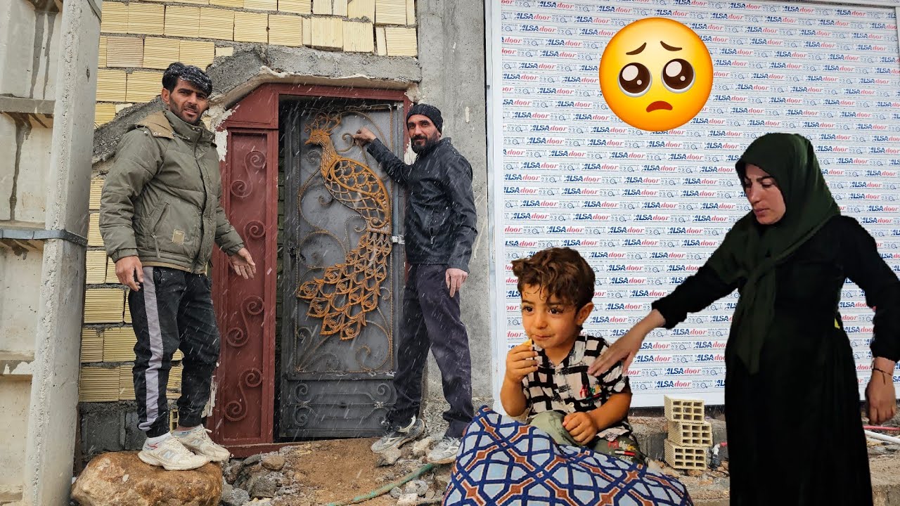 A challenging day with the Saleh family: from a broken leg to the pain of childbirth