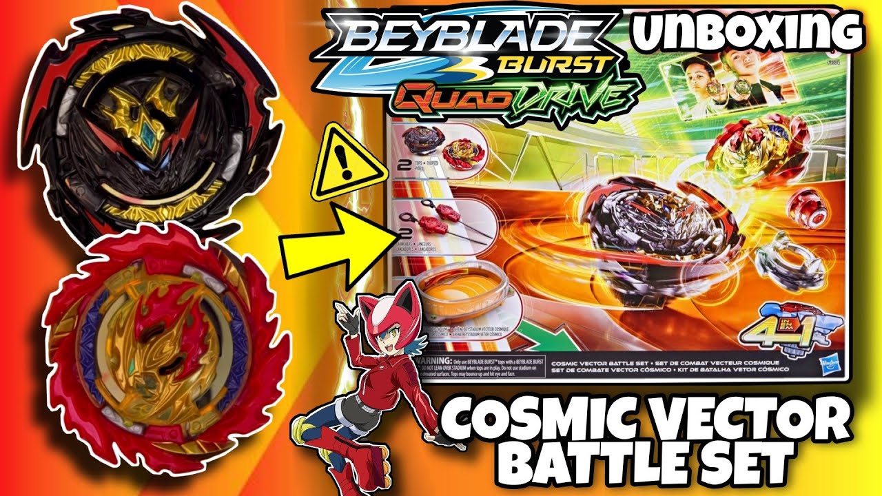 *MAGMA IFRITOR & DESTRUCTION BELFYRE* Unboxing Cosmic Vector Battle Set Beyblade Burst QuadDrive