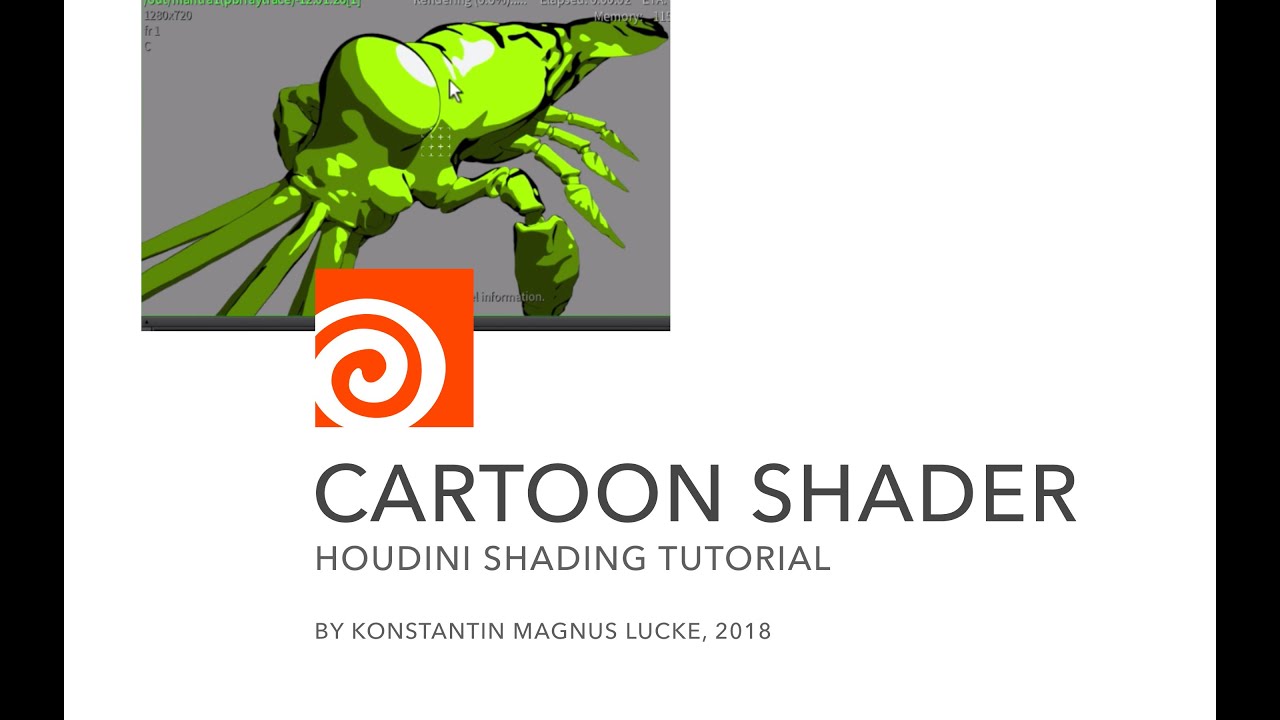 Custom Cartoon Shader – Houdini Tutorial