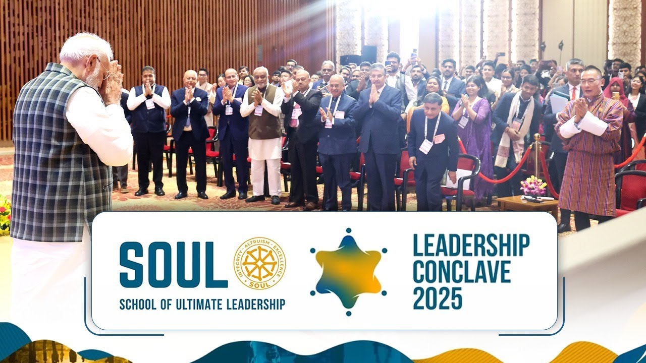 LIVE: PM Modi inaugurates first edition of the SOUL Leadership Conclave in New Delhi