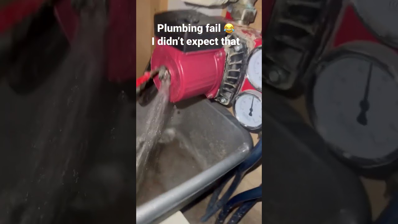 Plumbing fail!! I did not expect that #plumbing #fail