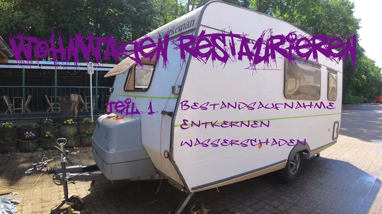 Wir restaurieren einen Wohnwagen / Katastrophaler Wasserschaden