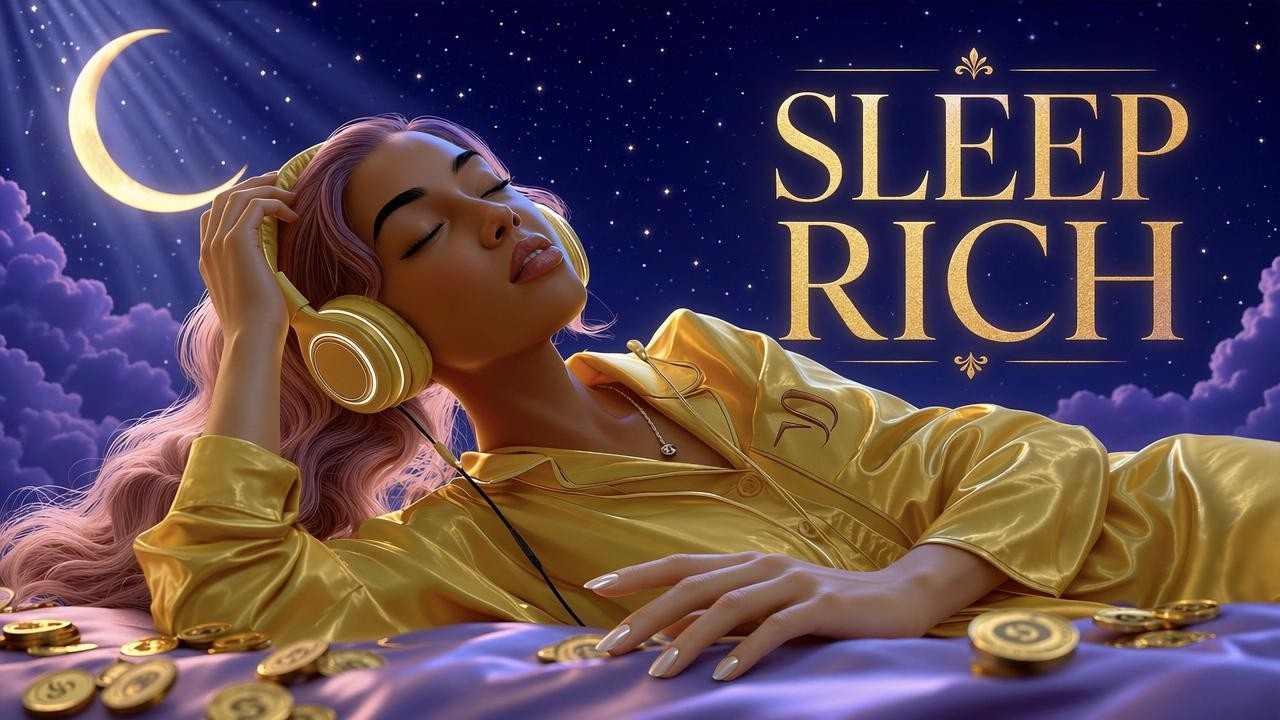 Sleep Rich ✨ Overnight Confidence Affirmations + Afro RnB Beats | Manifest While You Rest