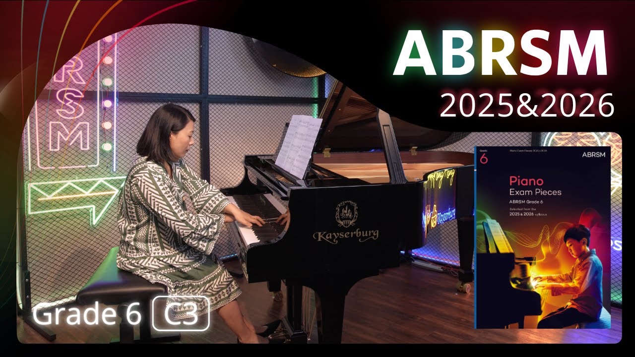 ABRSM Piano 2025 - 2026 Grade 6 C3 Shushiki: No. 4 from Dances [青苗琴行 x 香港演藝精英協會]