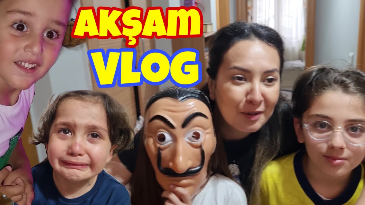 KUZENLERLE AKŞAM VLOG ! (BİZİM EVDE)