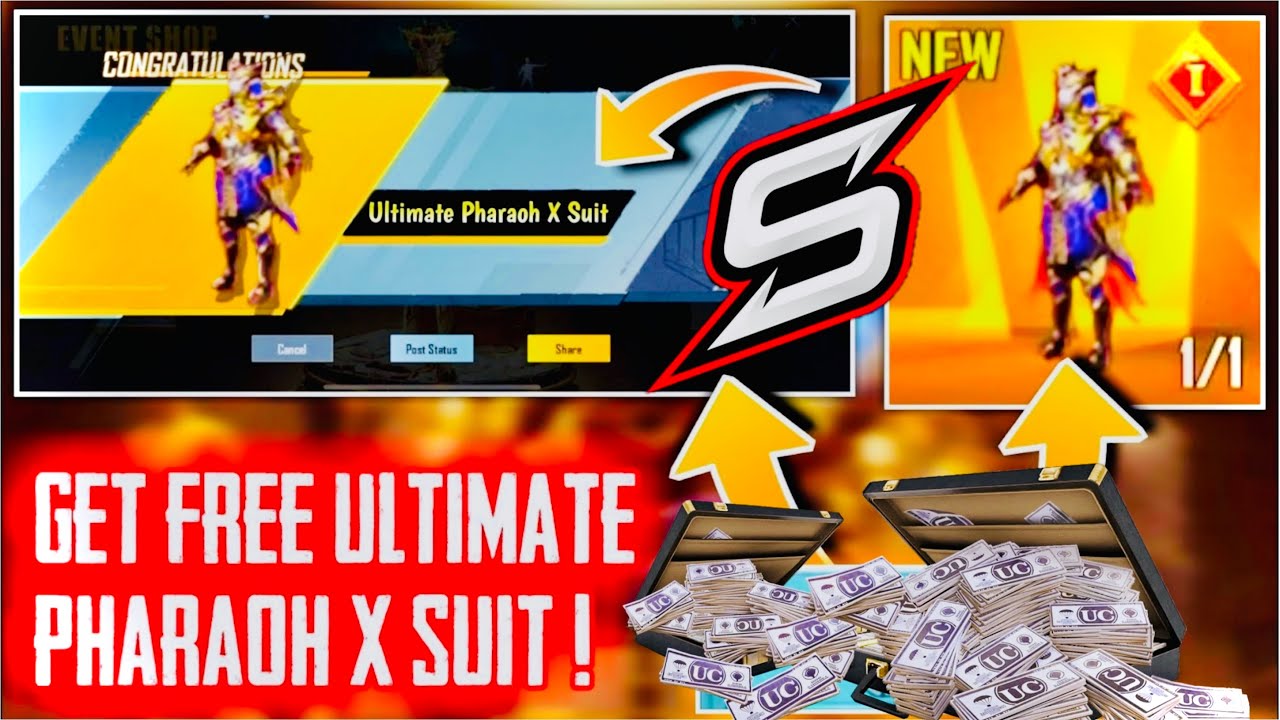 ULTIMATE PHARAOH 7-STAR X-SUIT |New Ultimate Pharaoh X-Suit Bgmi|RABBIT GAMING