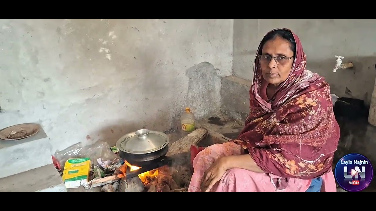 মাটির চুলোয় বিরিয়ানি রান্না করলাম | Desi Biriyani  | Layla Najnin 